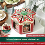 Holiday gift wrapping set with Christmas tree theme for seasonal joy
