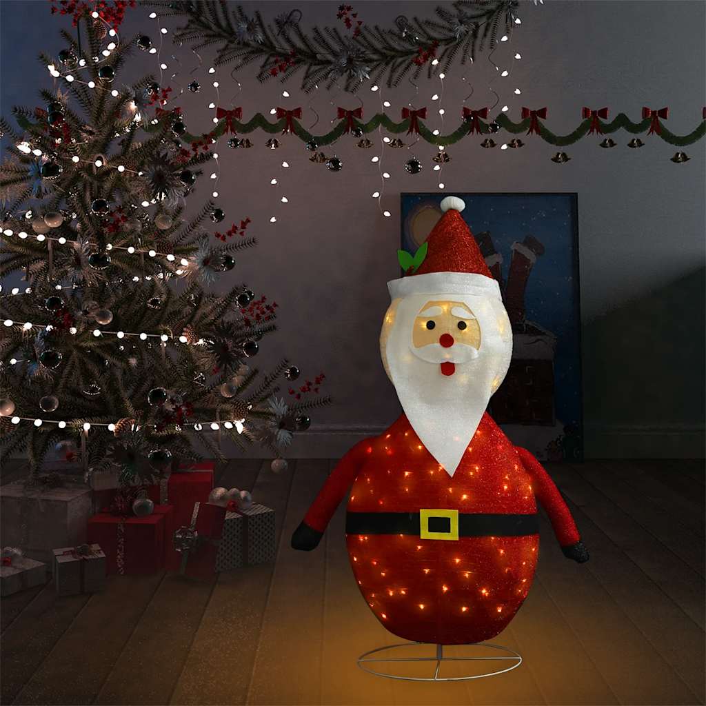 Full height view of 120 cm LED Santa for Christmas home decor