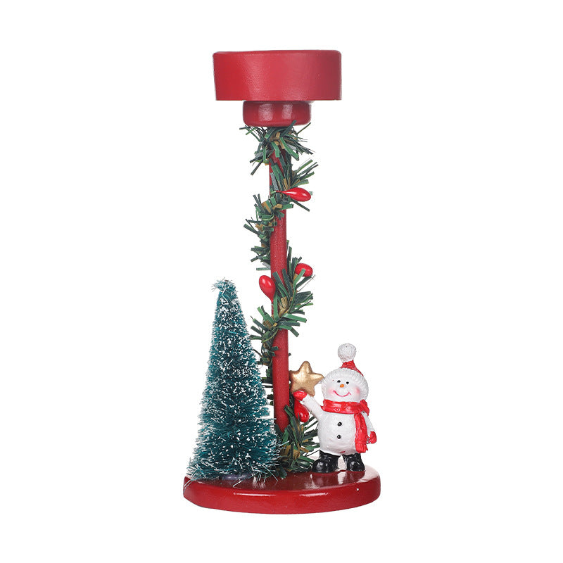 Christmas decorative figurine with warm lighting - Faith Home Decor