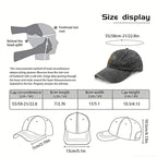 Unisex baseball cap being worn outdoors, showcasing the faith and patriotic embroidered design