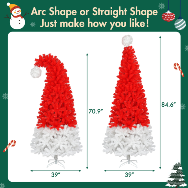 LED-lit artificial Christmas tree in a cozy holiday living room setting