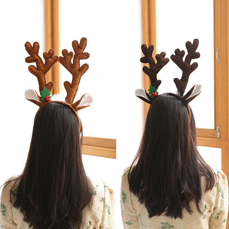 Holiday reindeer headband accessory for Christmas decor