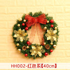 Rustic natural rattan Christmas wreath with festive appeal