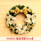 Rattan Christmas Wreath Door Hanging Decor - 40/50/60CM - Christian Jewelry