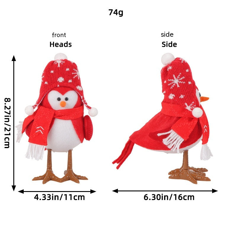 Luminous Christmas Bird Table Ornament Secondary image