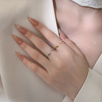 Stylish adjustable faith ring for women displayed elegantly