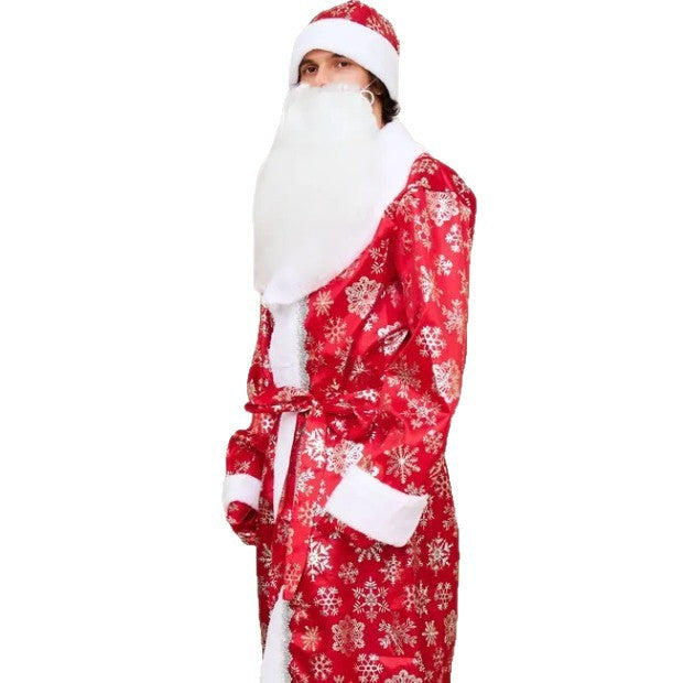 Festive Christmas Outfit Costume Set with Hat and Beard - Christian Home Decor