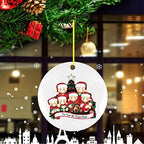 Close-up of ornament pendant featuring faith-inspired design details