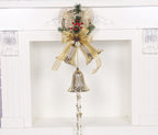 Pearlescent bell ornament for holiday tree display
