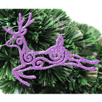 Close-up of hollow plastic deer silhouette ornament