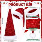 Colorful sequin caps collection for Christmas home decoration
