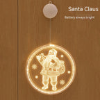Christmas ambience light disc design for holiday home decoration