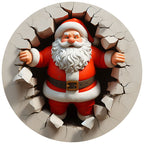 Festive Santa Claus ornament adding holiday cheer to Christmas decor