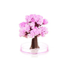 Set of Magic Paper Christmas Trees in various colors and designs