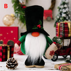 Charming Christmas dwarf doll as festive seasonal home decor