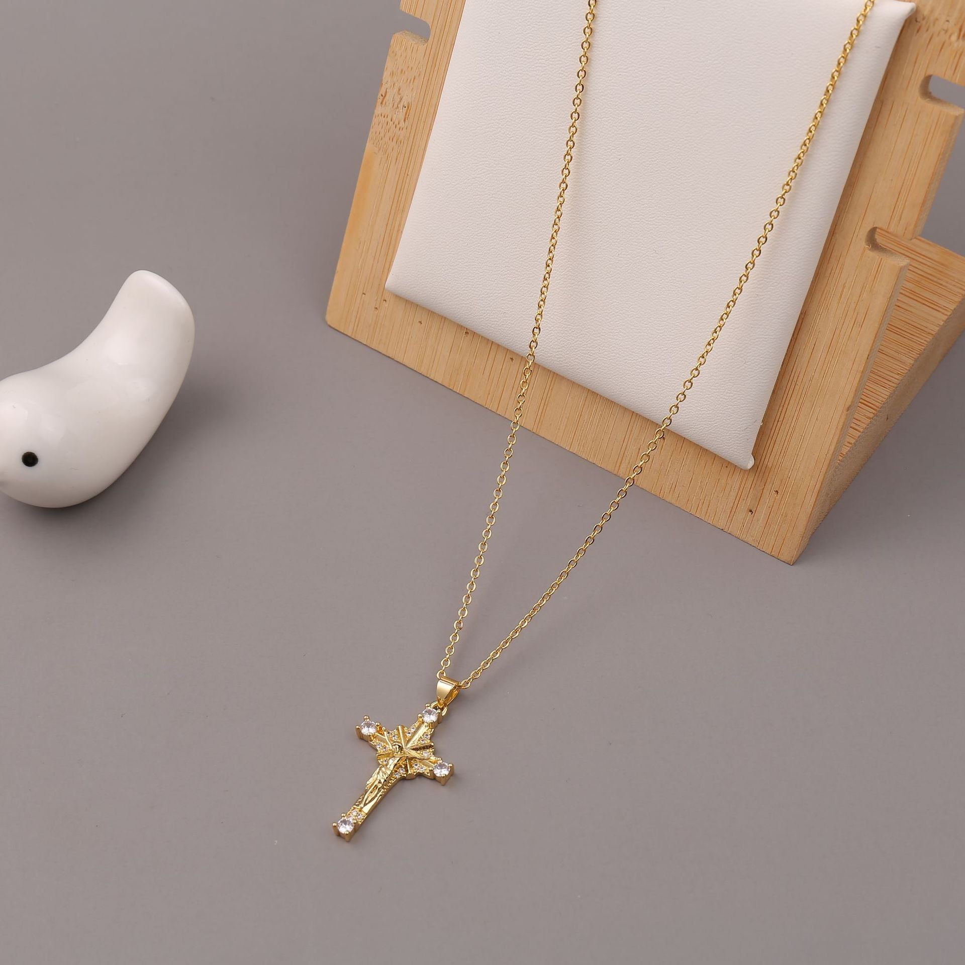 Adjustable chain length of faith necklace