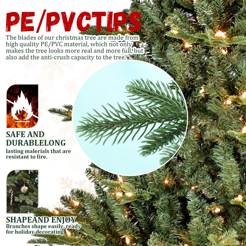 Assorted Christmas tree sizes displaying height variety
