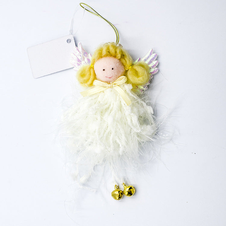 Christmas angel pendant with warm lighting for holiday ambiance