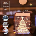 Ambience pendant light featuring Christmas motifs for home holiday display