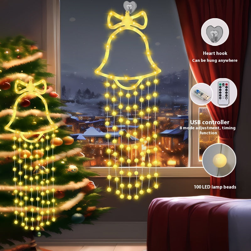 USB powered bell hanging lamp for holiday display