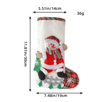 Festive holiday decoration with traditional Christmas character design