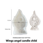 Modern simplicity angel wings candle mold for religious gatherings