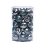 34-Piece Christmas Ball Ornament Set - Christian Home Decor