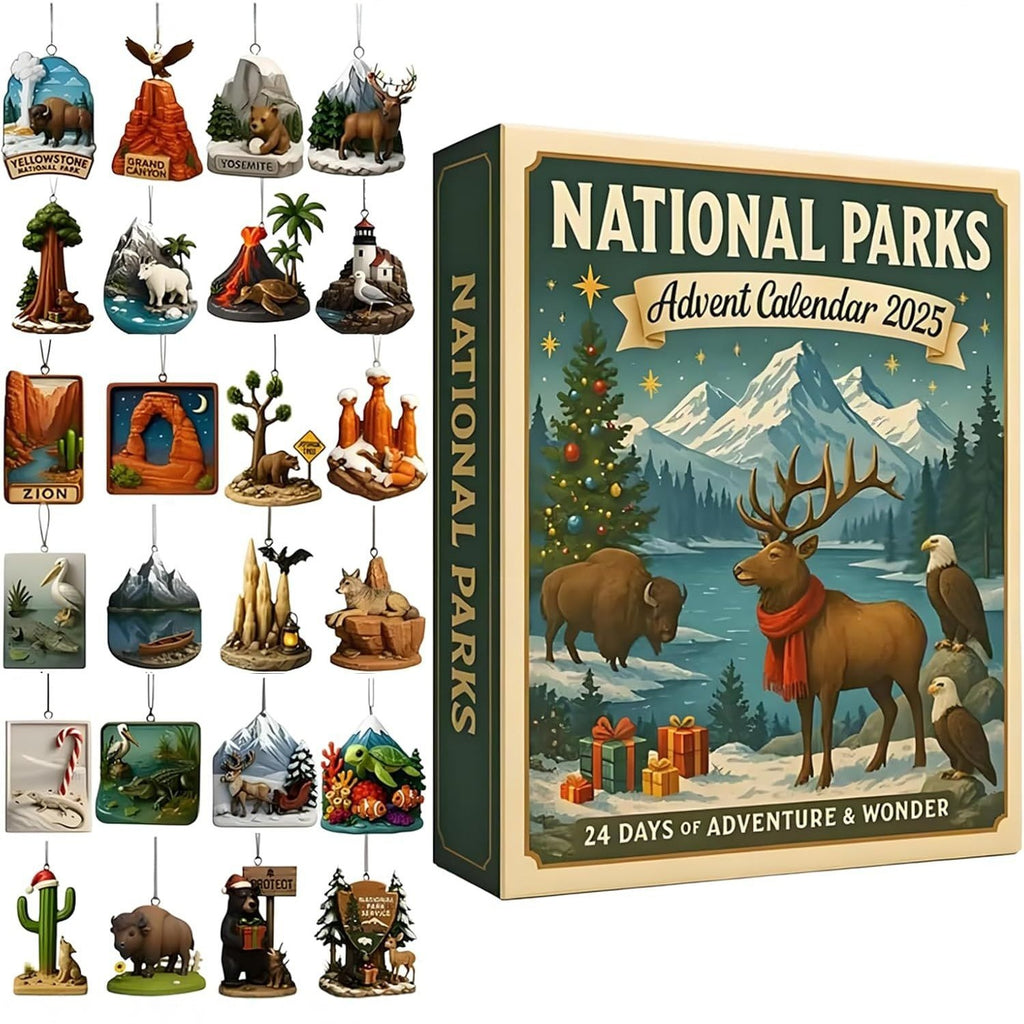 Advent Calendar with Christmas countdown design for holiday home decor