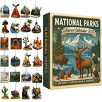Advent Calendar with Christmas countdown design for holiday home decor