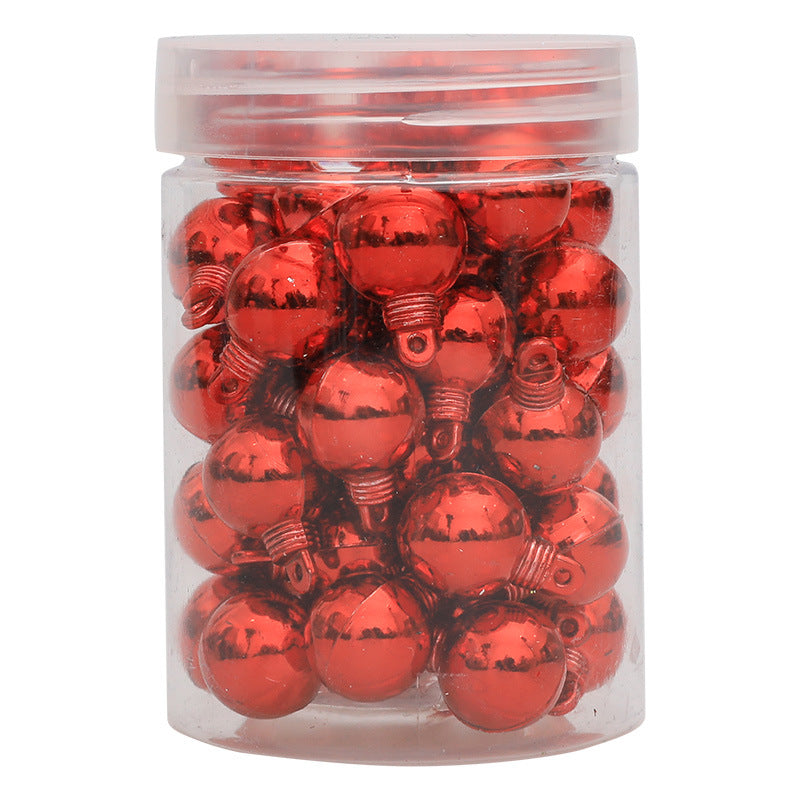 Multi-colored glossy ornament set for Christmas tree decorating