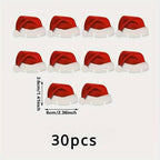 Christmas party table with decorated glasses - seasonal celebration decor