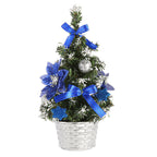 Red miniature Christmas tree decoration for mantle or windowsill use