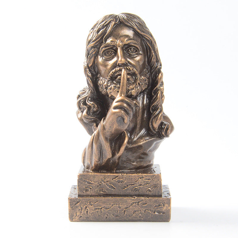 Decorative Jesus Resin Hanging Ornament for Living Room
