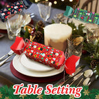 Festive paper candy containers for Christmas party favors
