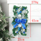Glowing Upside Down Christmas Tree Door Curtain Hanger - Christian Home Decor