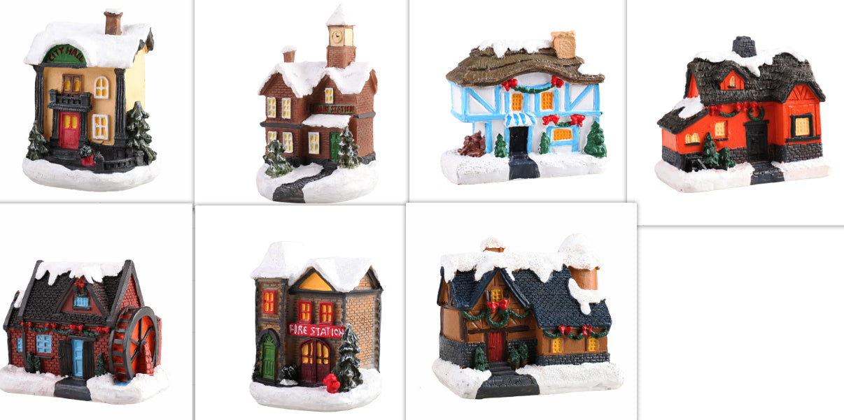 Christmas house decoration crafted from quality resin