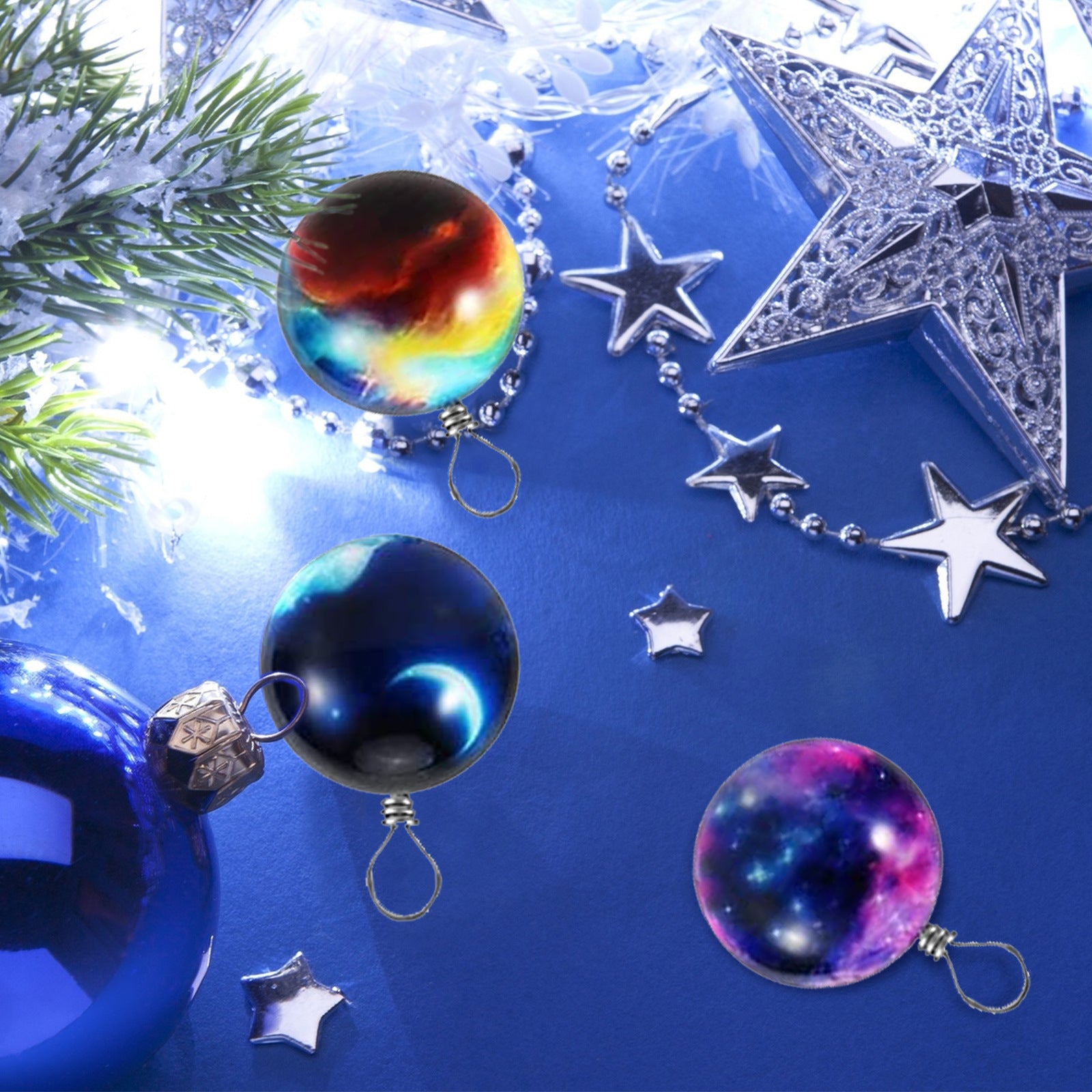 Christmas advent calendar with cosmic star theme adding seasonal joy to home decor
