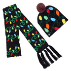 Matching scarf to pair with festive Christmas hat