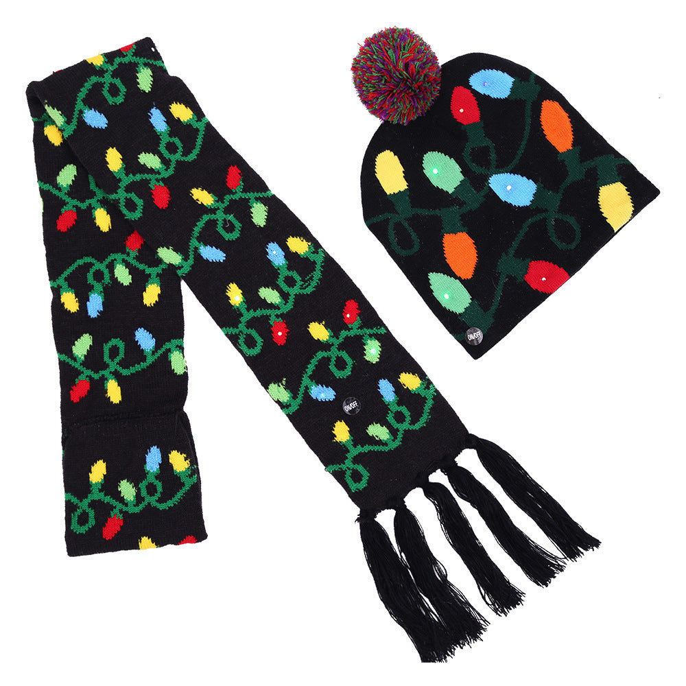 Matching scarf to pair with festive Christmas hat