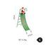 Set of 3 wrought iron Christmas slide ornaments featuring reindeer, snowman, and evergreen figures for festive window decor