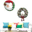 Festive Christmas wall sticker featuring holiday scenes for home decor
