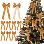 Christmas Tree Bowknot Garland Pendant showing intricate bowknot and garland texture