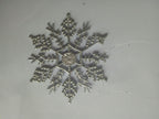 Light blue snowflake ornament hanger for Christmas tree