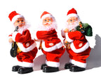 Musical Santa ornament featuring jolly holiday figure for Christmas display