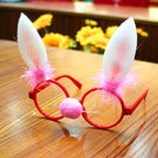 Rabbit ears Christmas glasses fun holiday accessory