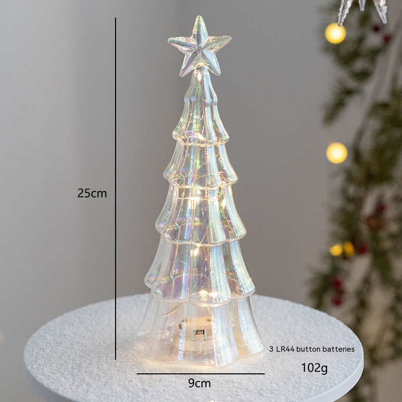 Angel Christmas night light in soft glow for window display