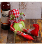 Charming Christmas doll figurine perfect for holiday gift giving