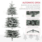 Christmas tree with multicolor LED lights glowing warmly