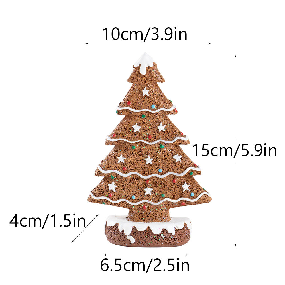 Delightful gingerbread tree decoration capturing Christmas joy and faith