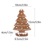 Delightful gingerbread tree decoration capturing Christmas joy and faith